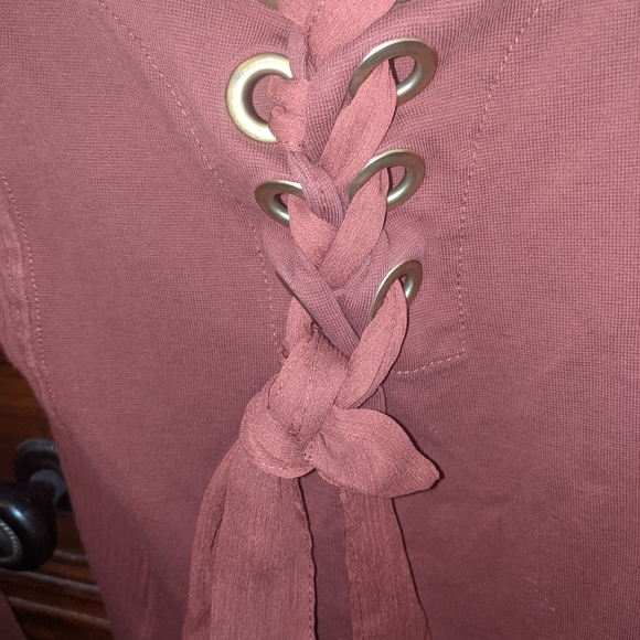 Free People Looking Back LS Top M - Picture 4 of 6